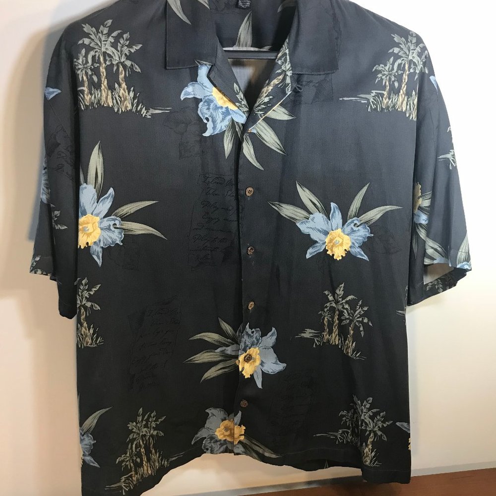 Silk short sleeve shirt